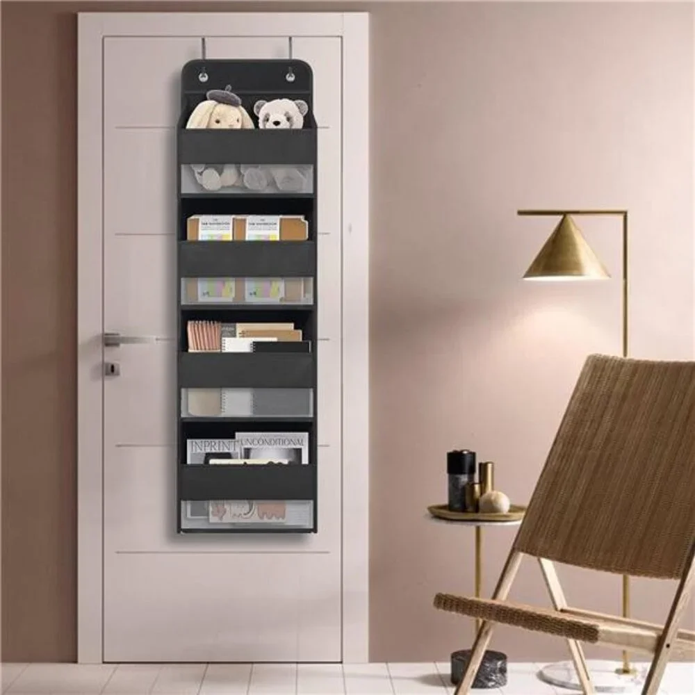 Over Door Hanging Organizer 4 Pocket Storage Closet Bathroom Dorm Nursery